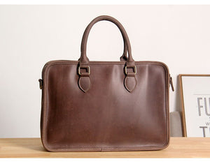 ORIO Handmade Genuine Leather Briefcase - Moxtile