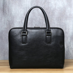 CASTO Daily Genuine Leather Briefcase