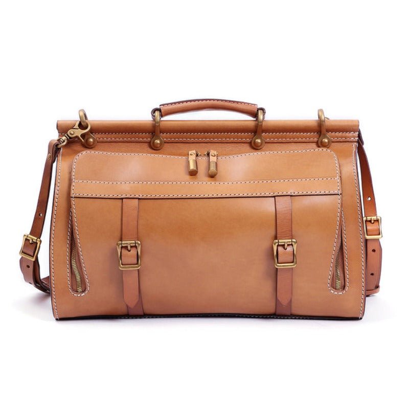 REGIS Business Genuine Leather Duffle - Moxtile