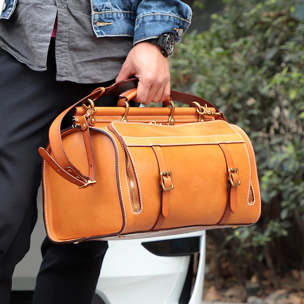 REGIS Business Genuine Leather Duffle - Moxtile