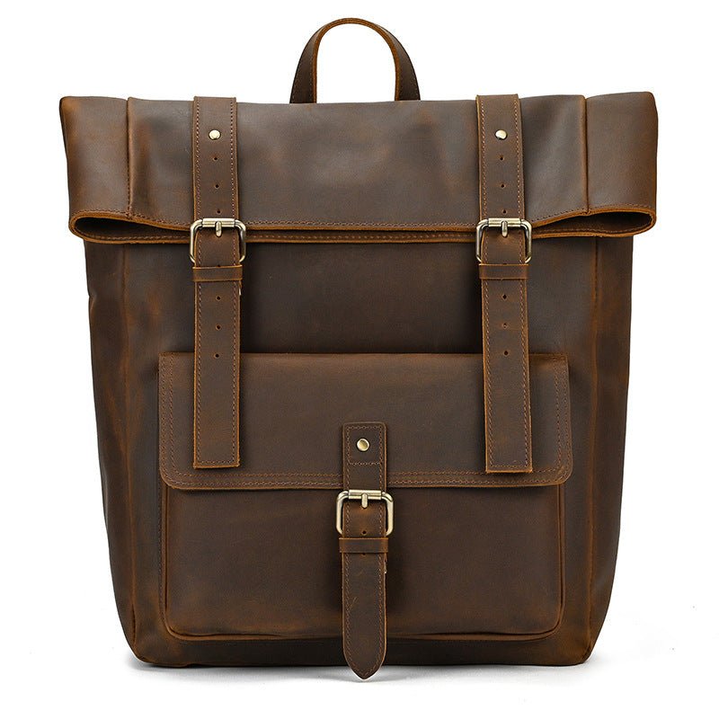 RESSA Classic Genuine Leather Backpack - Moxtile