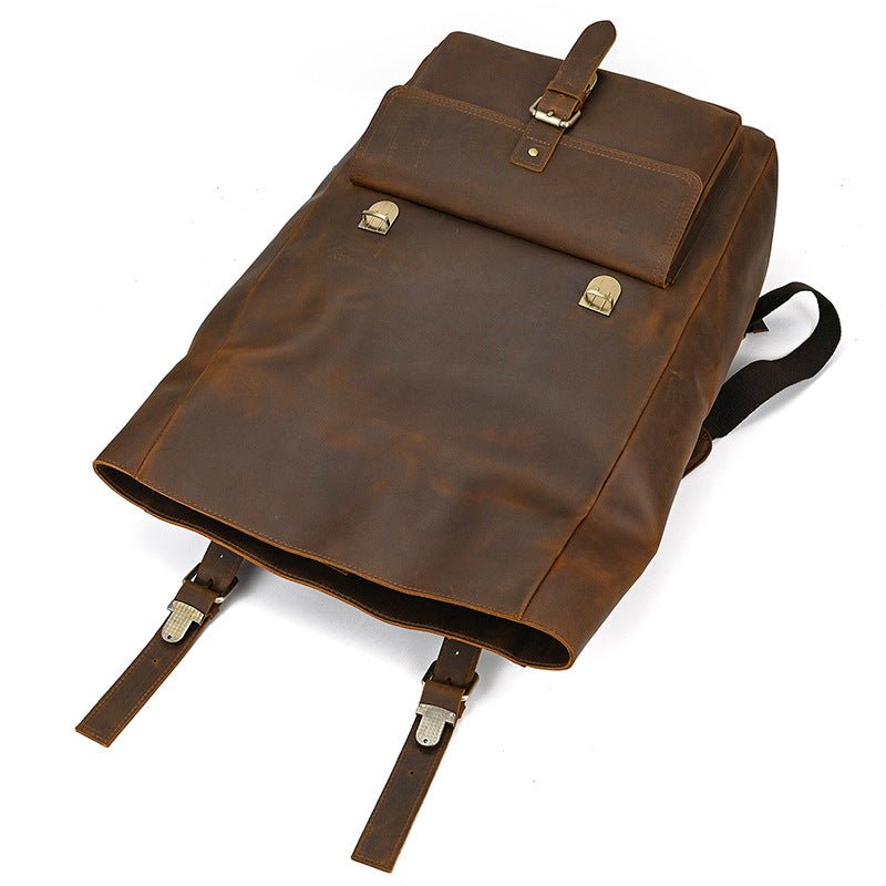 RESSA Classic Genuine Leather Backpack - Moxtile