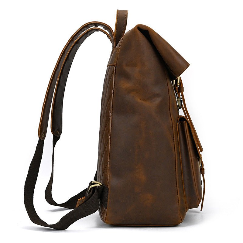 RESSA Classic Genuine Leather Backpack - Moxtile