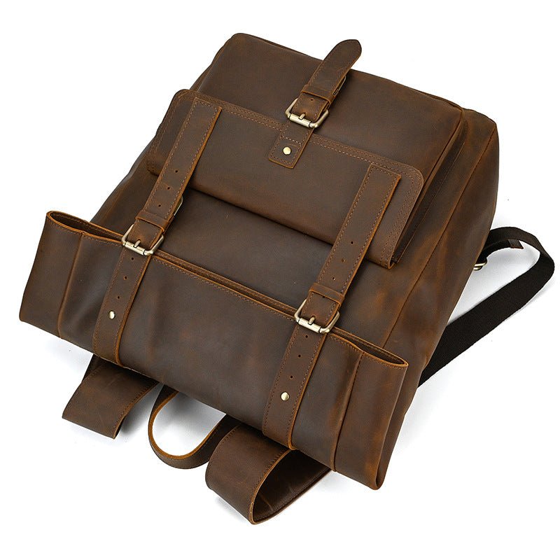 RESSA Classic Genuine Leather Backpack - Moxtile