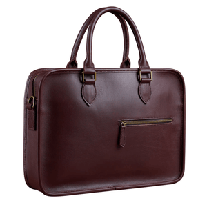 RODIO Soft minimal Genuine Leather Briefcase - Moxtile