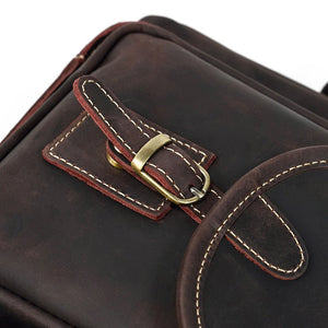 SCATENA Genuine Leather Briefcase - Moxtile