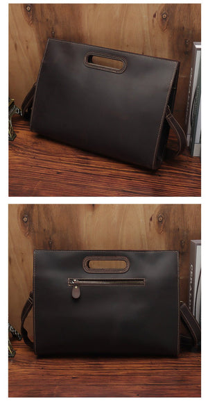 SORCI Modern Genuine Leather Briefcase - Moxtile