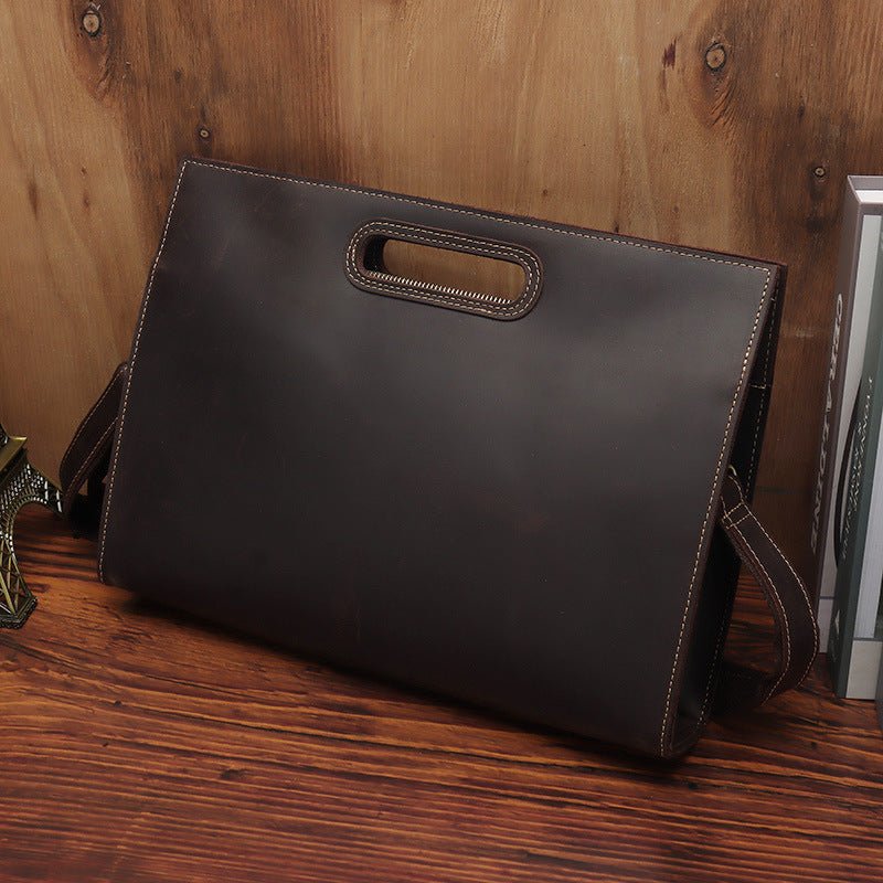 SORCI Modern Genuine Leather Briefcase - Moxtile